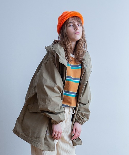 Universal Style Wear（ユニバーサルスタイルウェア）の「Universal Style Wear ショート モッズコート（モッズコート・メンズ・ベージュ/ネイビー/ブラック/カーキ・X-LARGE/MEDIUM/LARGE）」の3枚目の写真