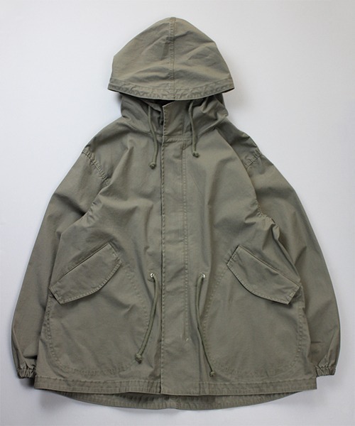 Universal Style Wear（ユニバーサルスタイルウェア）の「Universal Style Wear ショート モッズコート（モッズコート・メンズ・ベージュ/ネイビー/ブラック/カーキ・X-LARGE/MEDIUM/LARGE）」の15枚目の写真