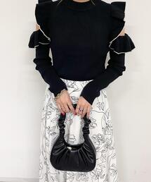 INGNI | 配色フリルニット長袖(ニット/セーター)