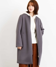 MK MICHEL KLEIN | カットボンディング ノーカラーコート(ノーカラーコート)