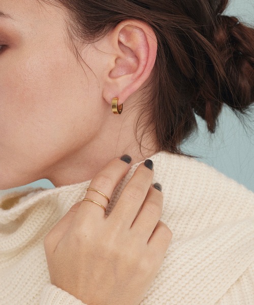 CENE（セネ）の「【CENE】セネ/ ダブルスリムライン リング（リング・レディース・ゴールド・#11/#13/#9）」の4枚目の写真