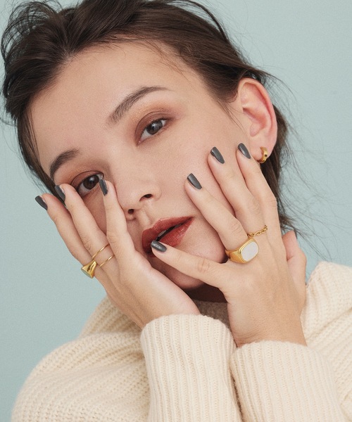 CENE（セネ）の「【CENE】セネ/ ダブルスリムライン リング（リング・レディース・ゴールド・#11/#13/#9）」の3枚目の写真