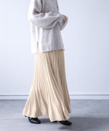 n'OrLABEL | 『あぜ編みニットフレアスカート』(スカート)