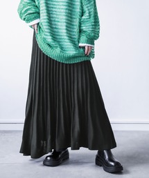 n'OrLABEL | 『あぜ編みニットフレアスカート』(スカート)