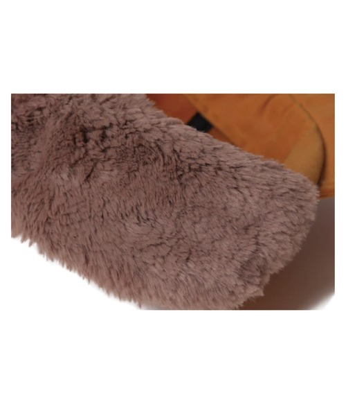 SURREAL（シュルリアル）の「【SURREAL/シュルリアル】Eagle_Oiled Waxed Cotton Boa Cap（キャップ・メンズ・ブラック/ブラウン/オレンジ・FREE）」の6枚目の写真