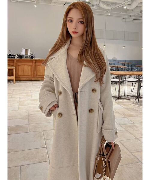 RESEXXY（リゼクシー）の「タイトミディニットワンピース（ワンピース・レディース・ブラック/ベージュ/ブルー/モカ・FREE）」の9枚目の写真