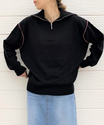 Q | セーラーカラーニット(ニット/セーター)