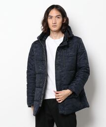 HIDEAWAYS NICOLE | 迷彩ジャカード中綿ミドルブルゾン(ブルゾン)