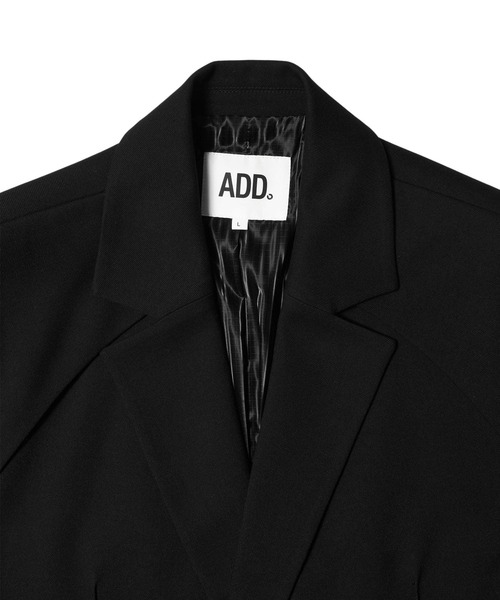ADD SEOUL（エーディーディーソウル）の「【ADD SEOUL】AVANTGARDE FLAP BLAZER / アヴァンギャルド オーバーサイズ フラップ テーラードジャケット / セットアップ対応（テーラードジャケット・メンズ・ブラック・MEDIUM/LARGE）」の11枚目の写真