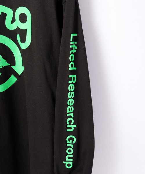 LRG(エルアールジー)の「LRG ロゴプリントロングスリーブTシャツ(Tシャツ/カットソー・メンズ・グレー/バーガンディー/ブラック・L/XL/M/2XL)」の9枚目の写真