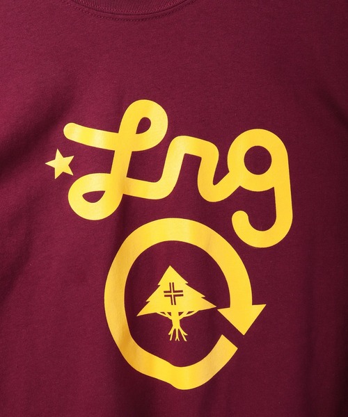 LRG(エルアールジー)の「LRG ロゴプリントロングスリーブTシャツ(Tシャツ/カットソー・メンズ・グレー/バーガンディー/ブラック・L/XL/M/2XL)」の18枚目の写真