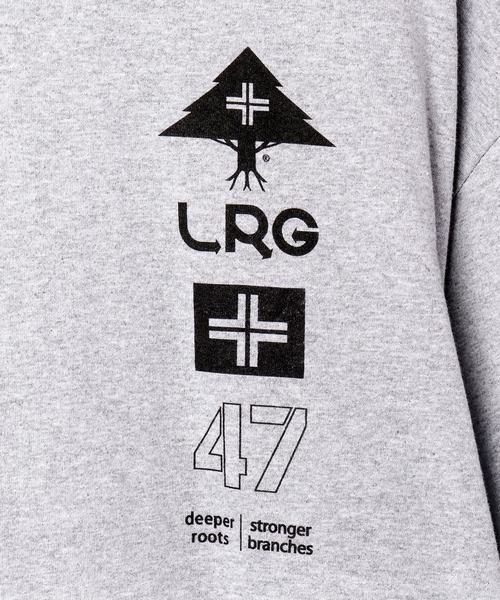 LRG(エルアールジー)の「LRG ロゴプリントロングスリーブTシャツ(Tシャツ/カットソー・メンズ・グレー/バーガンディー/ブラック・L/XL/M/2XL)」の12枚目の写真