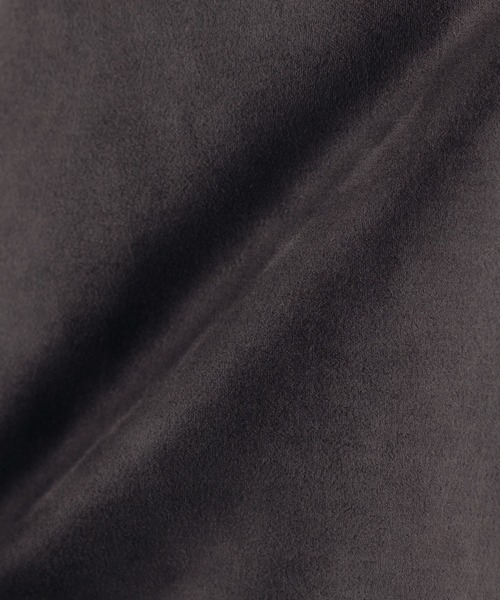 epnok(エプノック)の「スウェードライクワイドストレートパンツ【SET-UP】(スラックス・メンズ・グレイッシュベージュ/チャコールグレー・SMALL/MEDIUM/LARGE)」の17枚目の写真