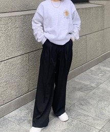 junoah | ダブルタックスラックスパンツ(スラックス)