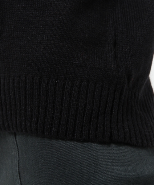 OUTLET（アウトレット）の「【who's who Chico】ナイロンアンゴラソフトドルマンニット（ニット/セーター・レディース・ネイビー/レッド・FREE）」の8枚目の写真
