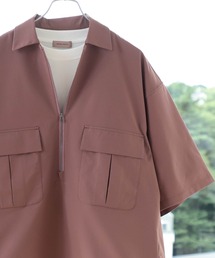 BEAMS LIGHTS / オニベジ ハーフジップ シャツ