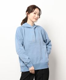 NICOLE white | スキッパーフードプルオーバー(パーカー)