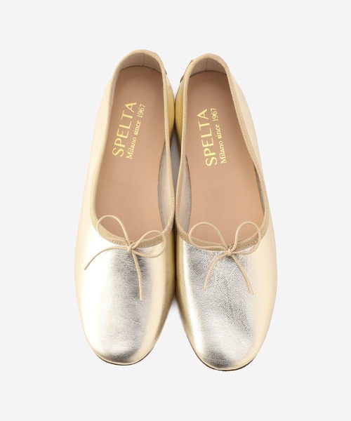 Bshop(ビショップ)の「SPELTA | OLGA LAMINATO WOMEN(バレエシューズ・レディース・ゴールド・38/39/37)」の5枚目の写真