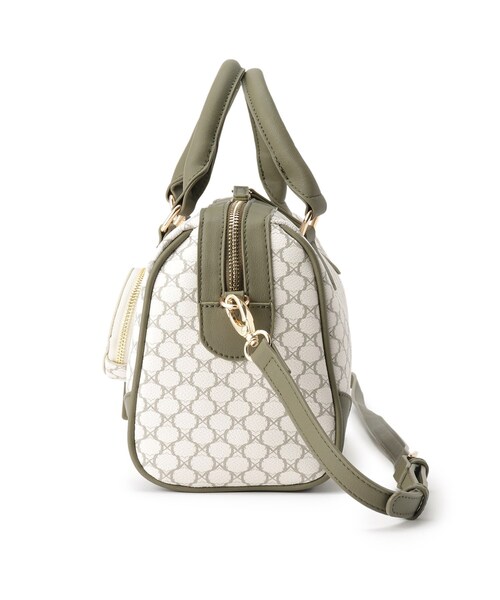 THE SHOP TK （ザ ショップ ティーケー ）の「◆モノグラムボストン（ボストンバッグ・レディース・ホワイト系8/ダークブラウン系5・99）」の6枚目の写真