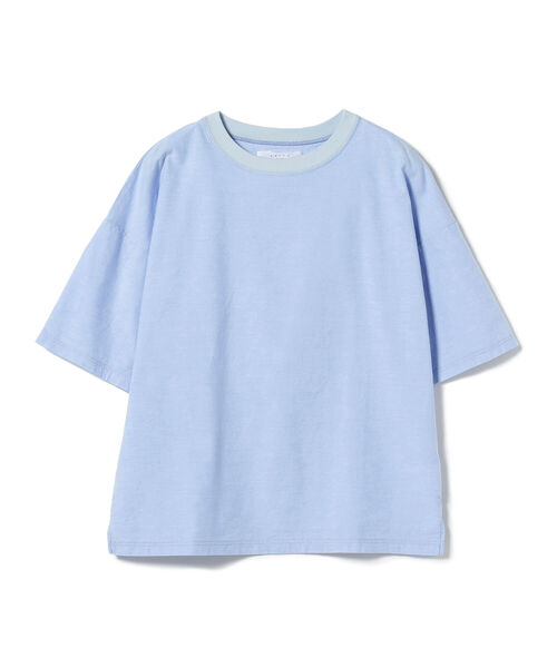 SETTO(セット)の「SETTO / FORD SHIRT プルオーバーシャツ(Tシャツ/カットソー・レディース・ブルー/ピンク・SMALL)」の9枚目の写真