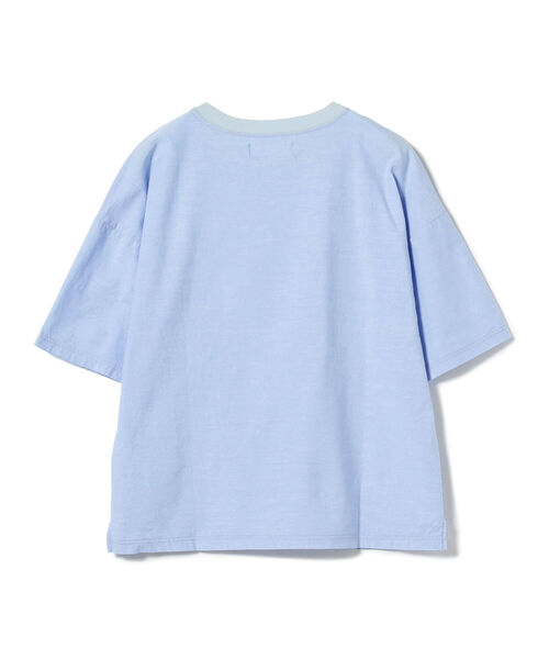 SETTO(セット)の「SETTO / FORD SHIRT プルオーバーシャツ(Tシャツ/カットソー・レディース・ブルー/ピンク・SMALL)」の10枚目の写真