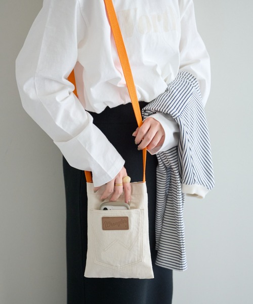 Wrangler（ラングラー）の「【Wrangler/ラングラー】ミニショルダーバッグ（ショルダーバッグ・レディース・ホワイト系その他/ブルー/レッド・FREE）」の12枚目の写真