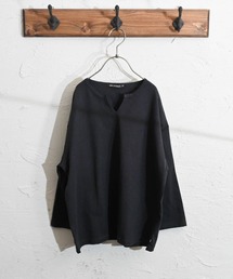 Anytime Songs（エニータイムソングス）の「キーネック無地BIGロングTシャツ（Tシャツ/カットソー・キッズ）」