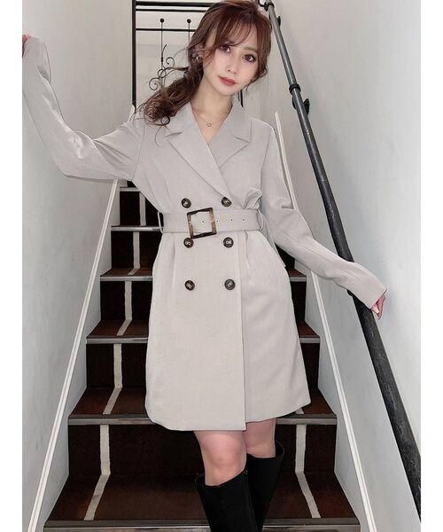 RESEXXY(リゼクシー)の「コルセットデザインジャケット(テーラードジャケット・レディース・ブラック/ベージュ/その他1・FREE)」の7枚目の写真