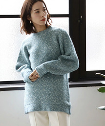 ネップチュニックニット