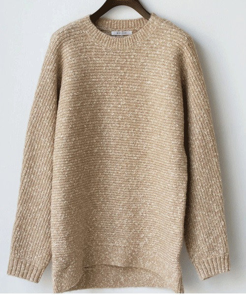 REAL CUBE(リアルキューブ)の「ネップチュニックニット(ニット/セーター・レディース・ライトブルー/ベージュ・FREE)」の11枚目の写真