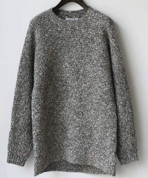 REAL CUBE(リアルキューブ)の「ネップチュニックニット(ニット/セーター・レディース・ライトブルー/ベージュ・FREE)」の7枚目の写真