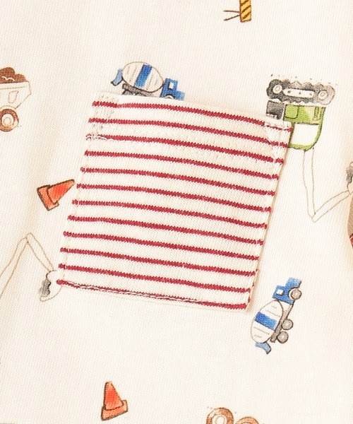 sense of wonder（センスオブワンダー）の「働くクルマショートオール（ロンパース・キッズ・キナリ・70cm/80ｃｍ）」の7枚目の写真