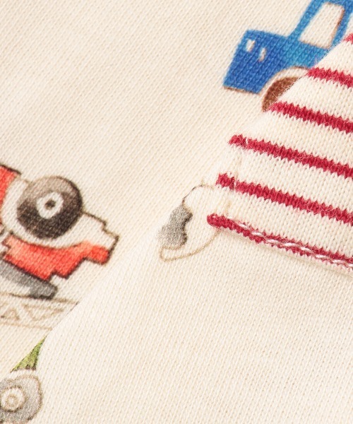 sense of wonder（センスオブワンダー）の「働くクルマショートオール（ロンパース・キッズ・キナリ・70cm/80ｃｍ）」の8枚目の写真