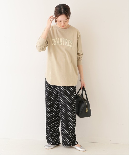 SLOBE IENA(スローブイエナ)の「CHARTRESロゴロンTEE◆(Tシャツ/カットソー・レディース・ホワイト/ベージュ・FREE)」の12枚目の写真