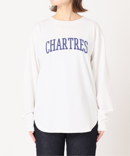 SLOBE IENA(スローブイエナ)の「CHARTRESロゴロンTEE◆(Tシャツ/カットソー・レディース・ホワイト/ベージュ・FREE)」の19枚目の写真