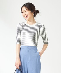 2WAYタックスリーブリブ ニット