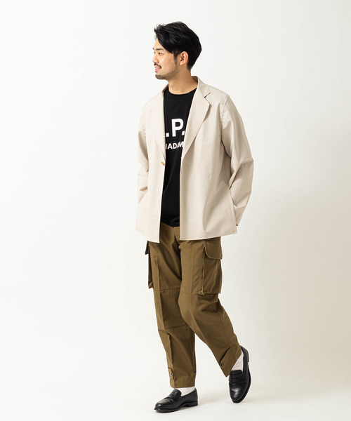 再入荷》【A.P.C. / アーペーセー】別注 オーバーサイズ ロゴプリント