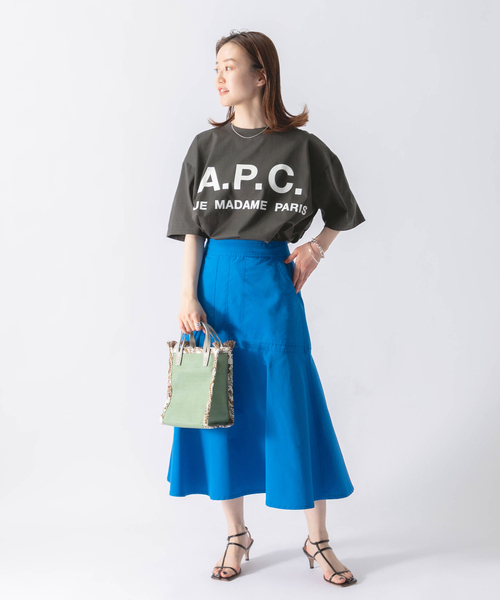 再入荷》【A.P.C. / アーペーセー】別注 オーバーサイズ ロゴプリント