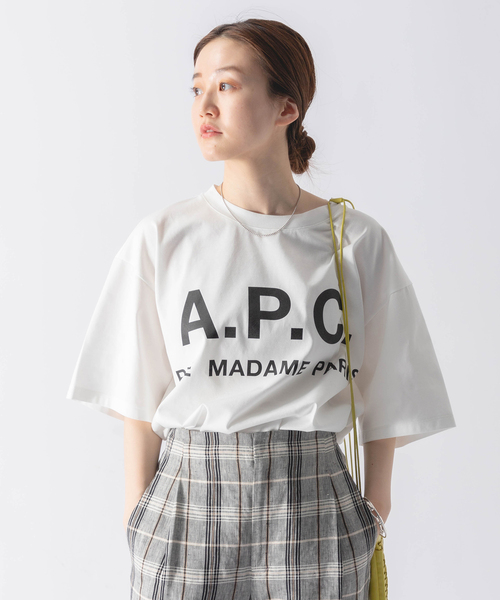 再入荷》【A.P.C. / アーペーセー】別注 オーバーサイズ ロゴプリント