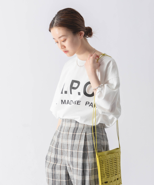 再入荷》【A.P.C. / アーペーセー】別注 オーバーサイズ ロゴプリント