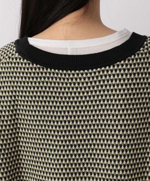 LOWRYS FARM（ローリーズファーム）の「深Ｖネックベスト　275107（ベスト・レディース・オフホワイト/ブラック/イエロー・FREE）」の16枚目の写真