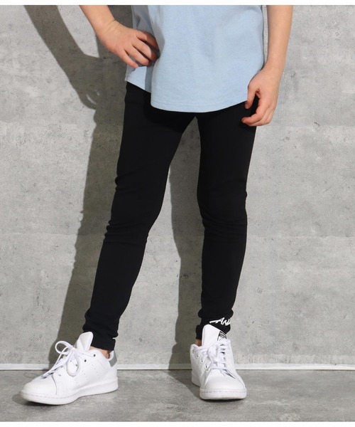 ANAP kids(アナップキッズ)の「ビッグTシャツ+レギンス巾着(Tシャツ/カットソー・キッズ・ベージュ/ピンク/サックスブルー/オフホワイト・110cm/120cm/130cm)」の11枚目の写真