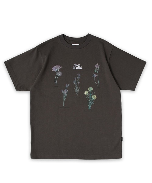 FTW(エフティダブリュー)の「DRY FLOWER S/S TEE(Tシャツ/カットソー・メンズ・チャコール/ライトパープル/ホワイト・MEDIUM/LARGE)」の8枚目の写真