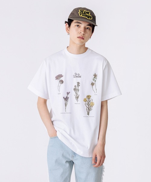 FTW(エフティダブリュー)の「DRY FLOWER S/S TEE(Tシャツ/カットソー・メンズ・チャコール/ライトパープル/ホワイト・MEDIUM/LARGE)」の4枚目の写真
