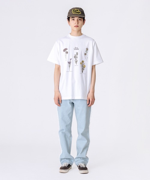 FTW(エフティダブリュー)の「DRY FLOWER S/S TEE(Tシャツ/カットソー・メンズ・チャコール/ライトパープル/ホワイト・MEDIUM/LARGE)」の5枚目の写真