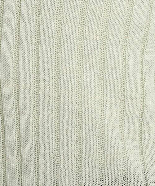 COUP DE CHANCE（クードシャンス）の「◆【洗える/日本製】ホールガーメント(R)Vネックワイドリブニット（ニット/セーター・レディース・ネイビー系6/ホワイト系/ライトグリーン/イエロー・38/34）」の15枚目の写真
