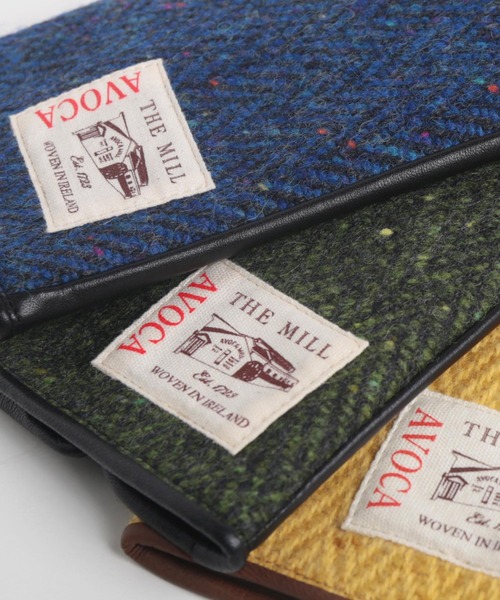 sankyo shokai（サンキョウショウカイ）の「[AVOCA]ヘリンボーンラム革手袋（手袋・レディース・ベージュ/ネイビー/グレー/カーキ/ブルー/マスタード・FREE）」の21枚目の写真