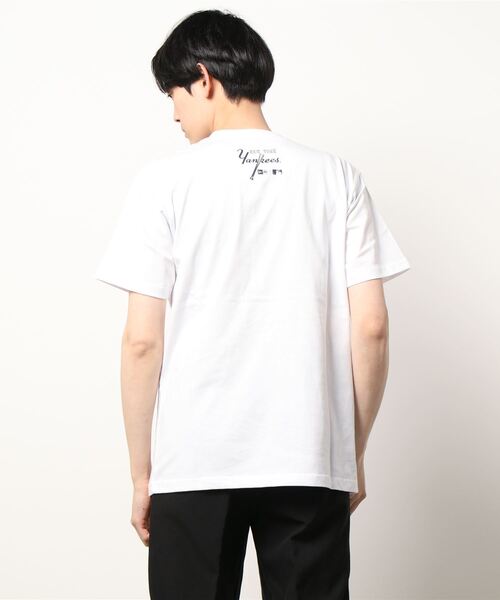 NEW ERA(ニューエラ)の「NEW ERA SSCT MLB(Tシャツ/カットソー・メンズ・ダークグリーン/ネイビー/ブルー/ホワイト×ブルー/ブラック×ホワイト/ホワイト×ネイビー/ブラック×ブルー/ネイビー×ホワイト・M/L/XL)」の9枚目の写真