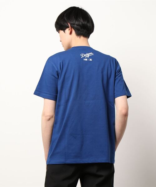 NEW ERA(ニューエラ)の「NEW ERA SSCT MLB(Tシャツ/カットソー・メンズ・ダークグリーン/ネイビー/ブルー/ホワイト×ブルー/ブラック×ホワイト/ホワイト×ネイビー/ブラック×ブルー/ネイビー×ホワイト・M/L/XL)」の13枚目の写真
