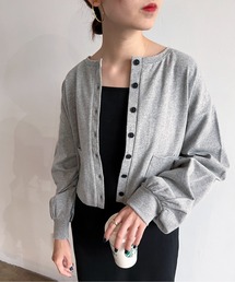 feepur | ミニポケ付きカットカラーカーディガン(カーディガン/ボレロ)